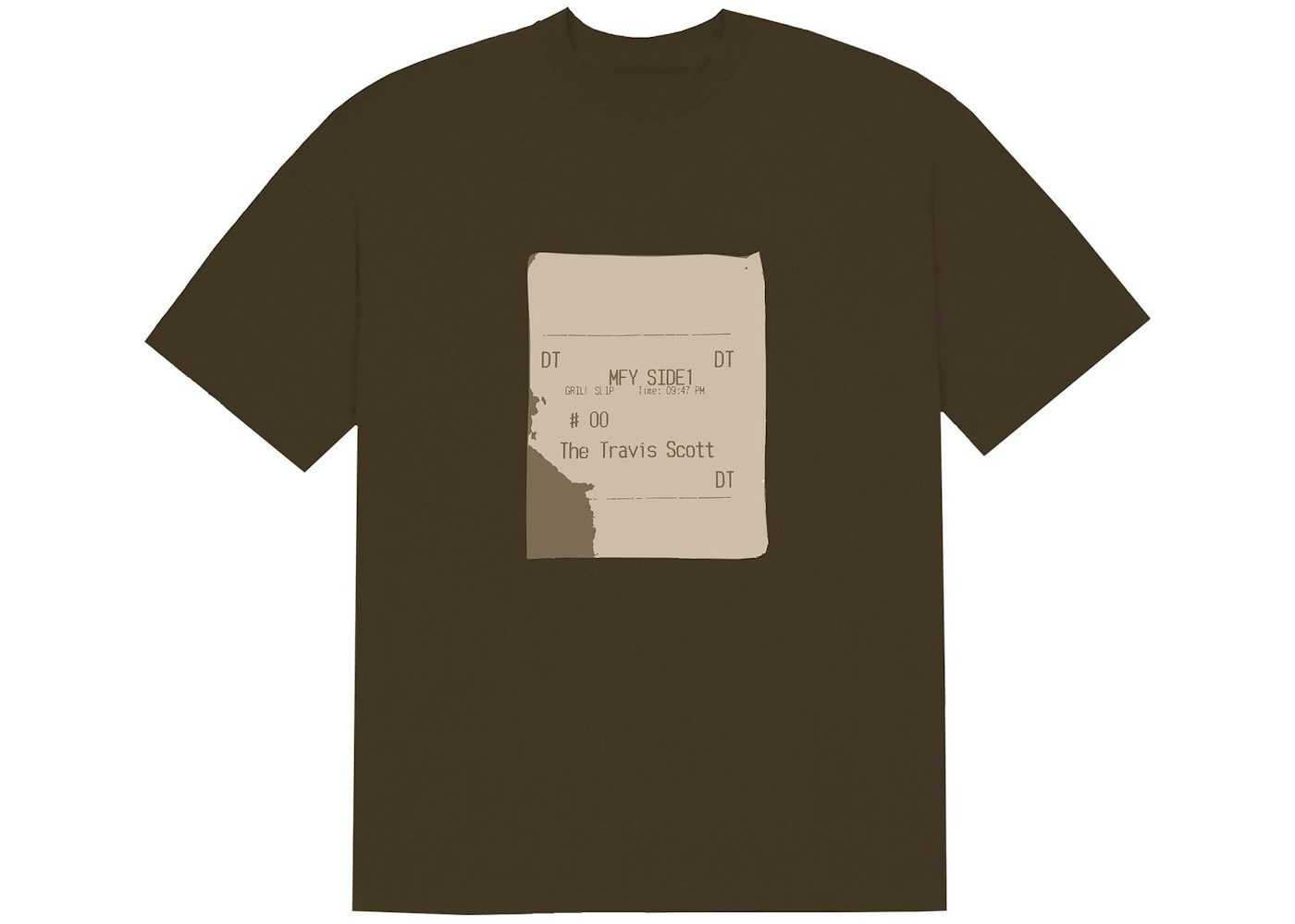 Travis Scott X Cpfm 4 Cj Grill Slip T Shirt Brown Fw