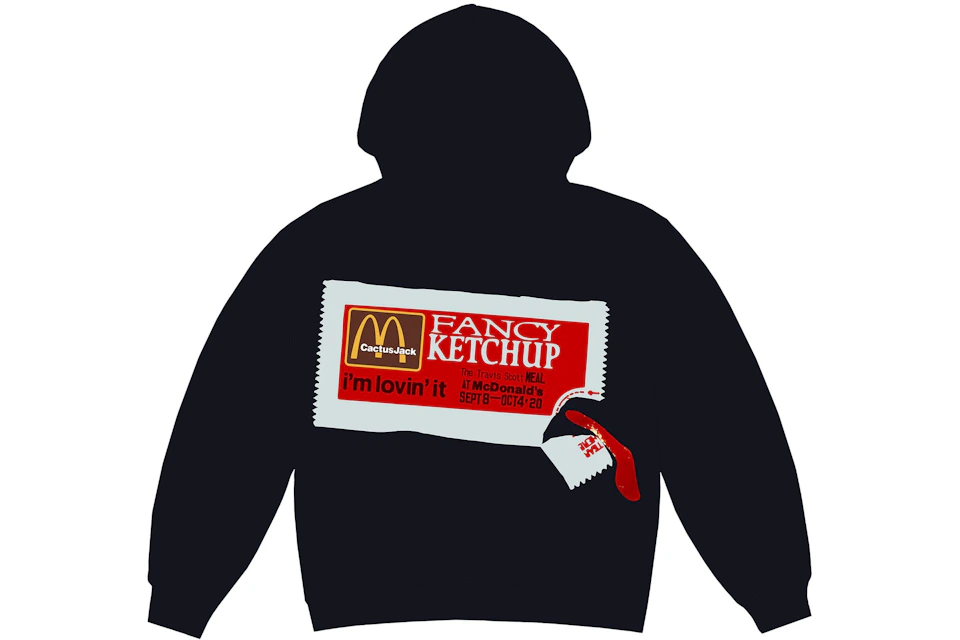 Travis Scott x CPFM 4 CJ Ketchup Hoodie Black