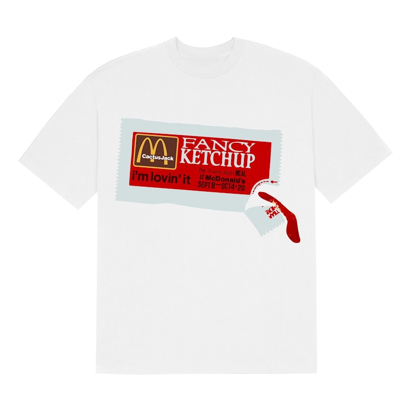 Travis Scott x CPFM 4 CJ Ketchup T-Shirt White