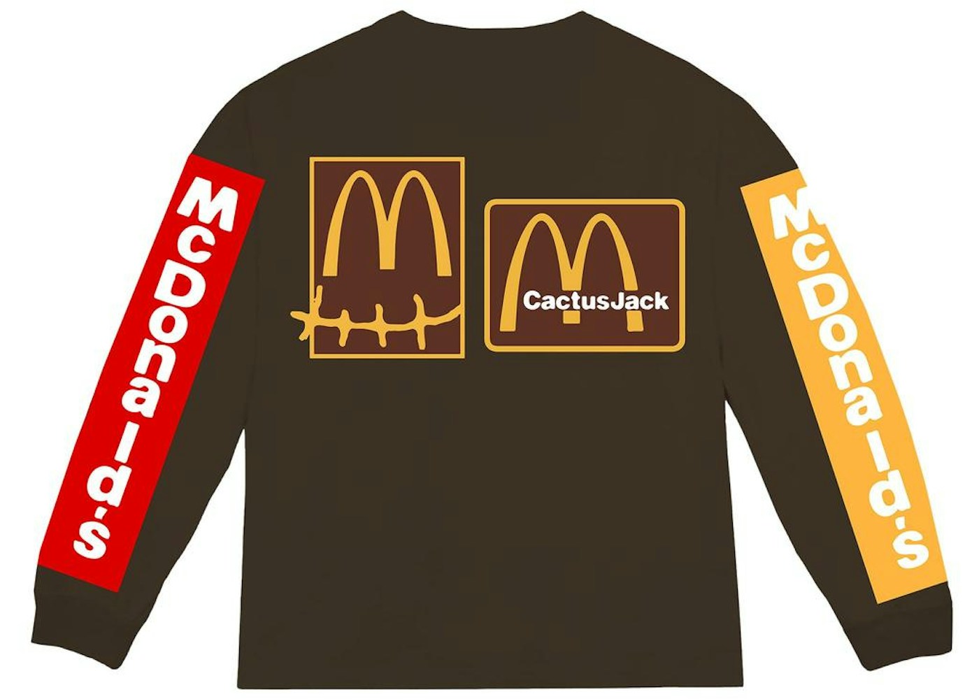 Travis Scott X Cpfm 4 Cj Souvenir L S T Shirt Brown Fw