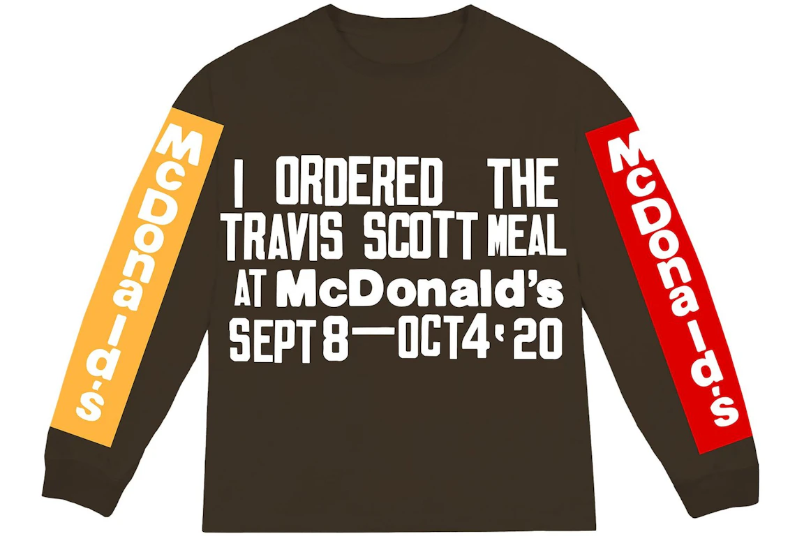 Travis Scott x CPFM 4 CJ Souvenir L/S T-Shirt Brown