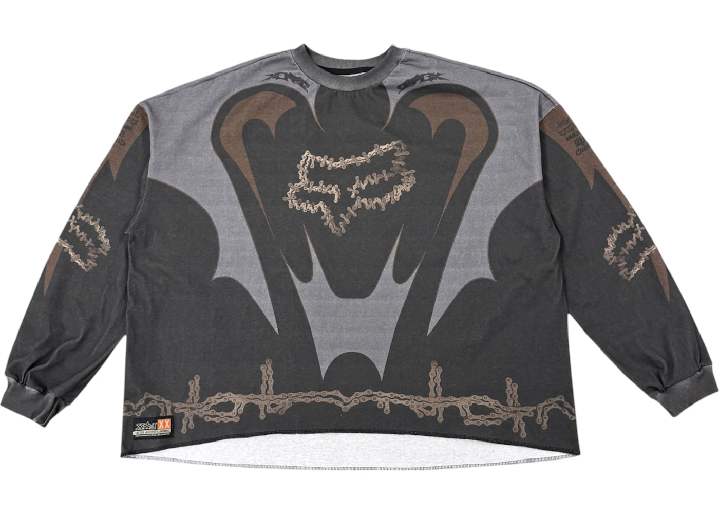 Travis Scott x Fox Racing II Jersey Black Men's - FW24 - US