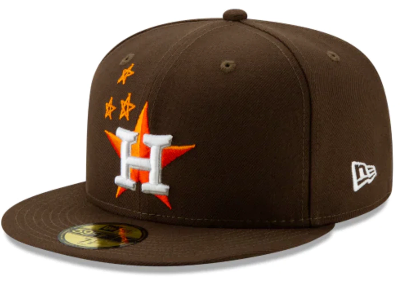 Brown houston astros hat Clearance