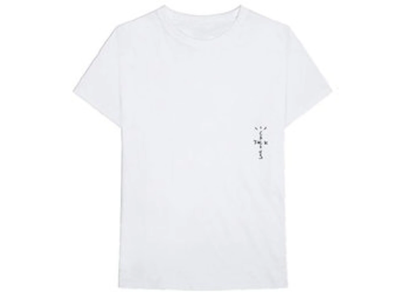 Travis Scott x Jordan Small Logo Cactus Jack Tee White Men's Travis Scott x Jordan Small Logo Cactus Jack Tee White Men's