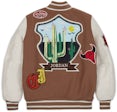 Travis Scott x Jordan Varsity Jacket Antique Brown Men's - FW22 - US
