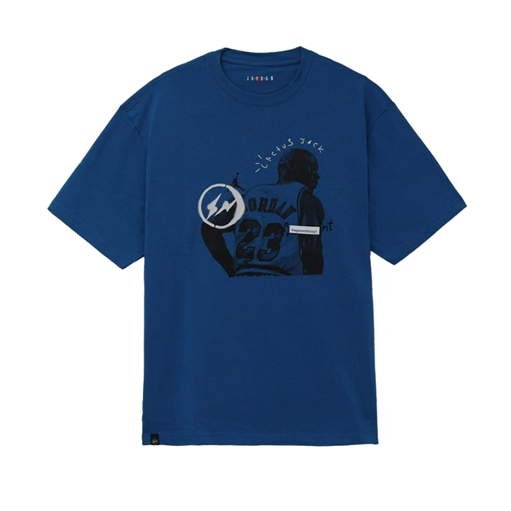 Travis Scott x Jordan x Fragment T-shirt Blue