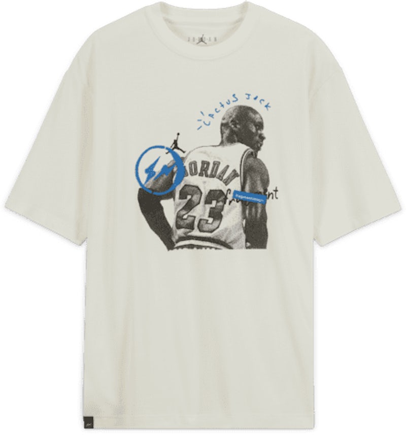 Travis Scott×Fragment Design★コラボ Tシャツ ユニセックス Travis Scott x Jordan x Fragment T-shirt White Men's - SS21 - US