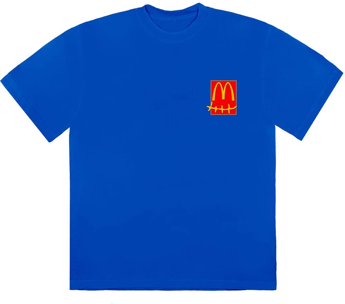 Travis Scott x McDonald's Action Figure Series III T-Shirt Blue Men's ...