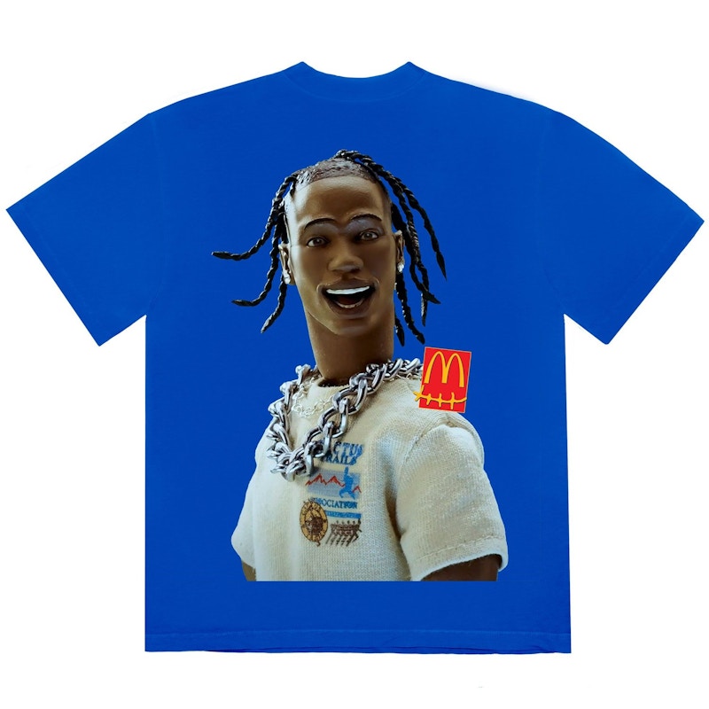 Travis Scott x McDonald's Action Figure Series III T-Shirt Blue