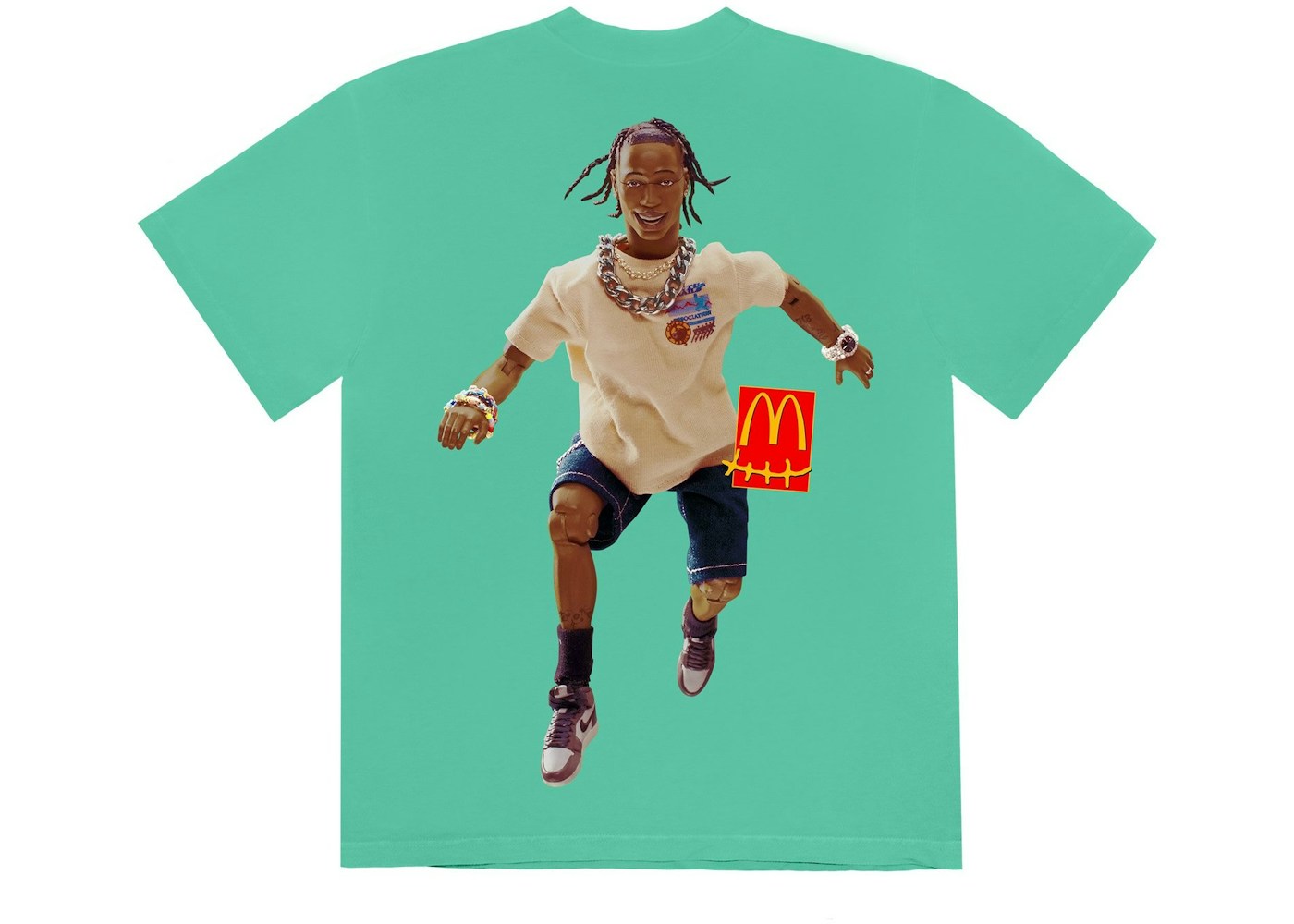 Travis Scott x McDonald's Action Figure Series IV T-Shirt Mint - Travis Scott X McDonalDs Action Figure Series IV T Shirt Teal Travis Scott x McDonald's Action Figure Series IV T-Shirt Mint - Travis Scott X McDonalDs Action Figure Series IV T Shirt Teal