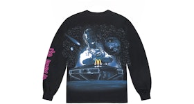 Travis Scott x McDonald's Action Figure Space L/S T-Shirt Black