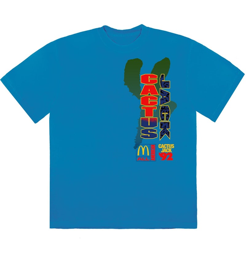 Travis Scott x McDonald's All American '92 II T-Shirt Blue Men's