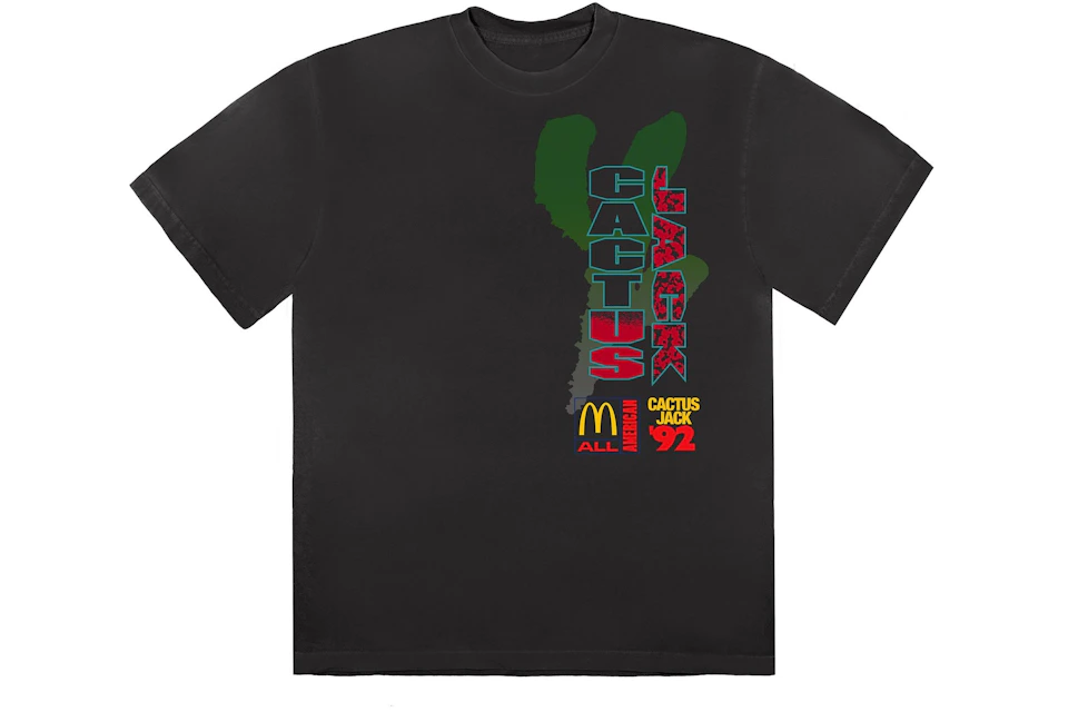 Travis Scott x McDonald's All American '92 T-Shirt Washed Black