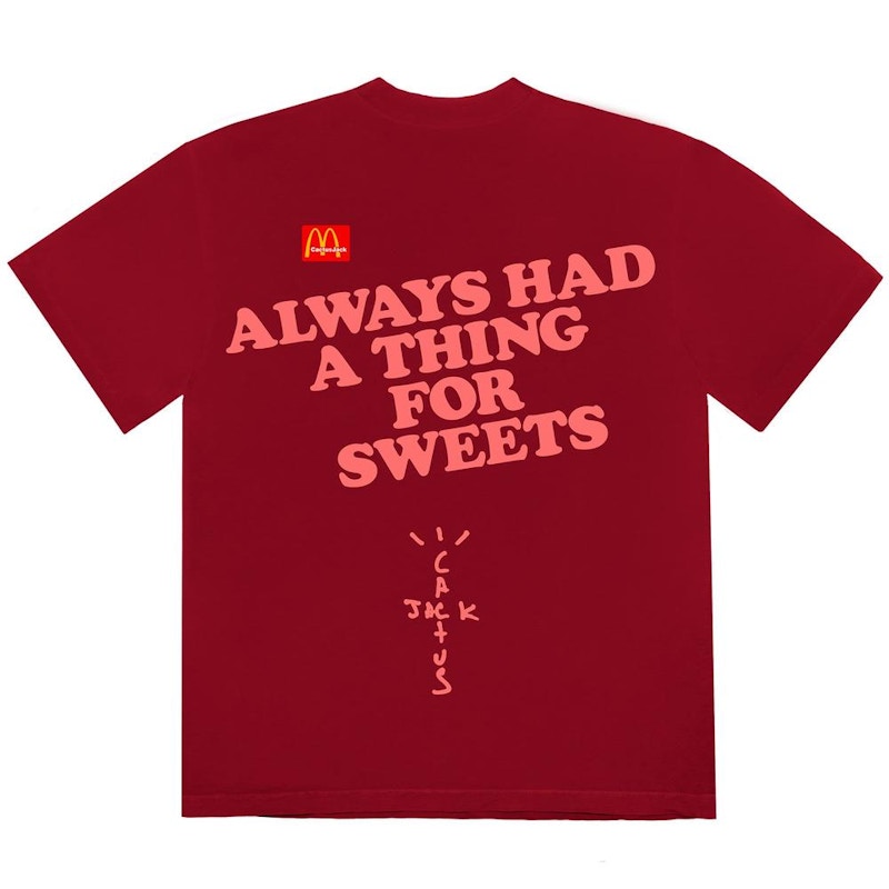 Travis Scott x McDonald's Apple Pie T-Shirt Red