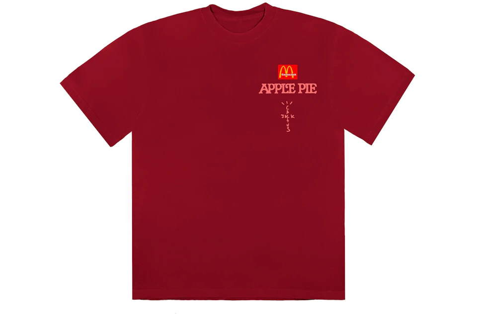 Travis Scott x McDonald's Apple Pie T-Shirt Red