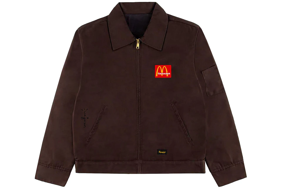 Travis Scott x McDonald's Billions Served Work Jacket Brown