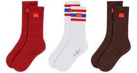 Travis Scott x McDonalds CJ Arches Sock Pack Multi