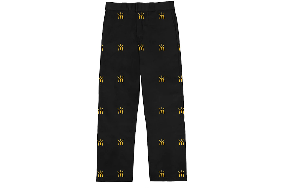Travis Scott x McDonald's Cactus Arches All-Over Work Pants Black