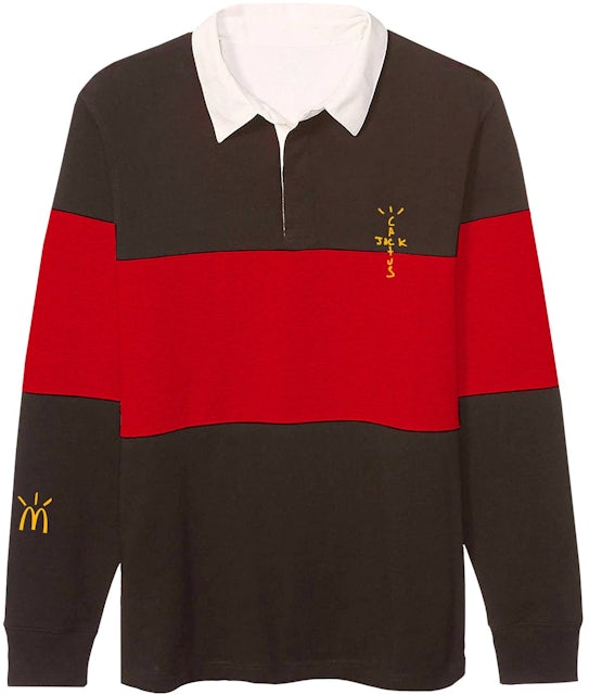Travis Scott x Mcdonald's Cactus Jack Rugby Polo Brown/Red