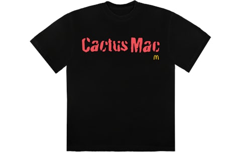 Travis Scott x McDonald's Cactus Mac T-Shirt Black Men's Travis Scott x McDonald's Cactus Mac T-Shirt Black Men's