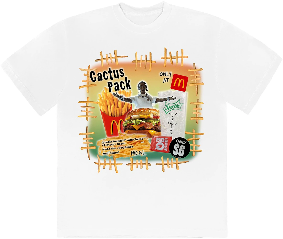 Travis Scott x Mcdonald's Cactus Pack Vintage Bootleg II T-Shirt White
