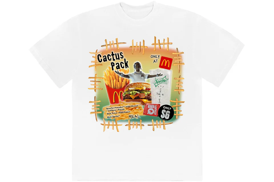 Travis Scott x McDonald's Cactus Pack Vintage Bootleg II T-Shirt White