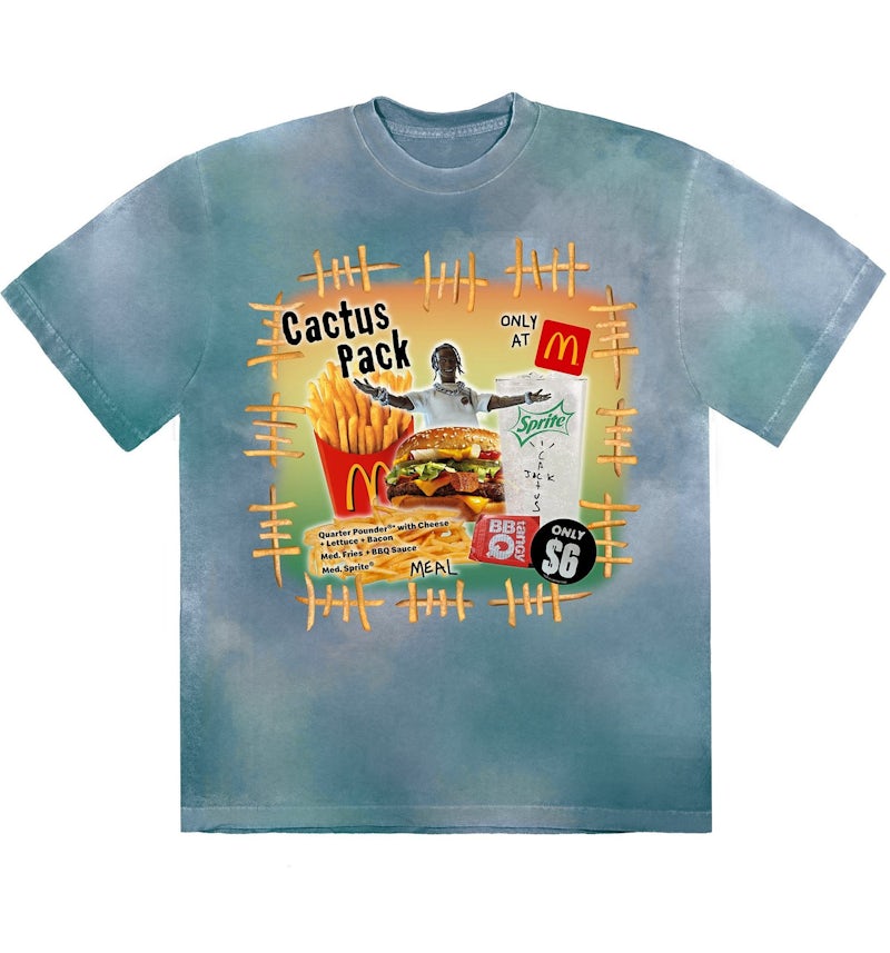 Travis Scott x McDonald's Cactus Pack Vintage Bootleg T-Shirt