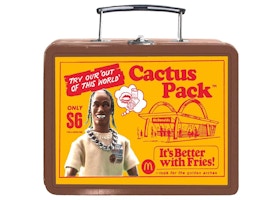 Travis Scott X Mcdonalds Cactus Pack Vintage Metal Lunchbox Travis Scott X Mcdonalds Cactus Pack Vintage Metal Lunchbox