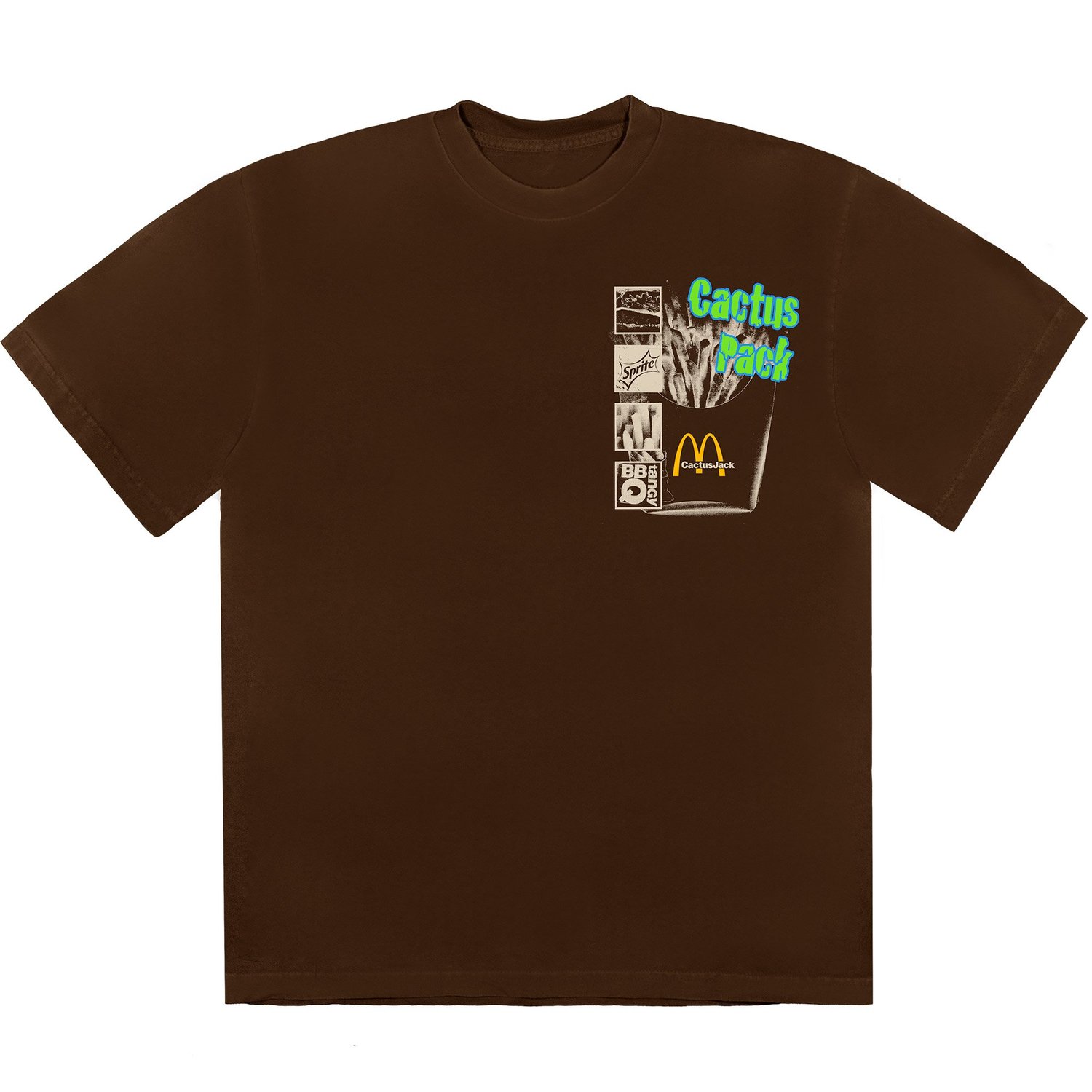 Travis Scott x McDonald's Cactus Pack Vintage Promo T-Shirt Brown ...
