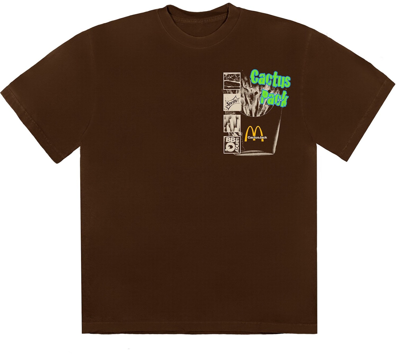 Travis Scott x McDonald's Cactus Pack Vintage Promo T-Shirt Brown - FW20