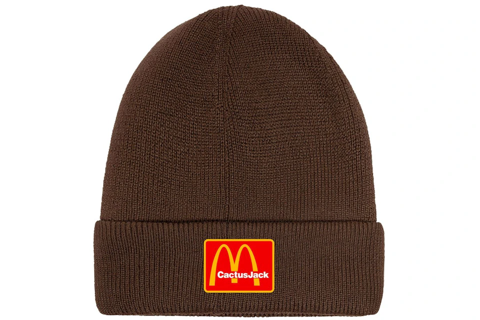 Travis Scott x McDonald's Cj Arches Beanie Brown
