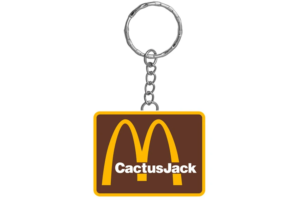 Travis Scott x McDonald's Cj Arches II Keychain Brown/Yellow