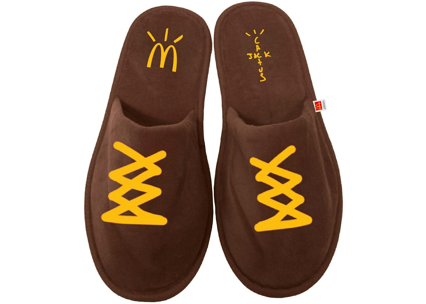 Travis Scott X Mcdonald S Cj House Slippers Brown Fw