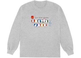 Travis Scott X Mcdonald S Cj Live From Utopia L S T Shirt Grey Fw