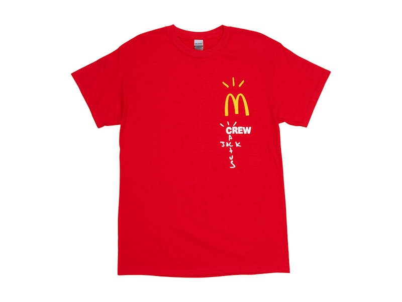 Travis Scott x McDonald's Crew T-Shirt Red Men's - FW20 - US