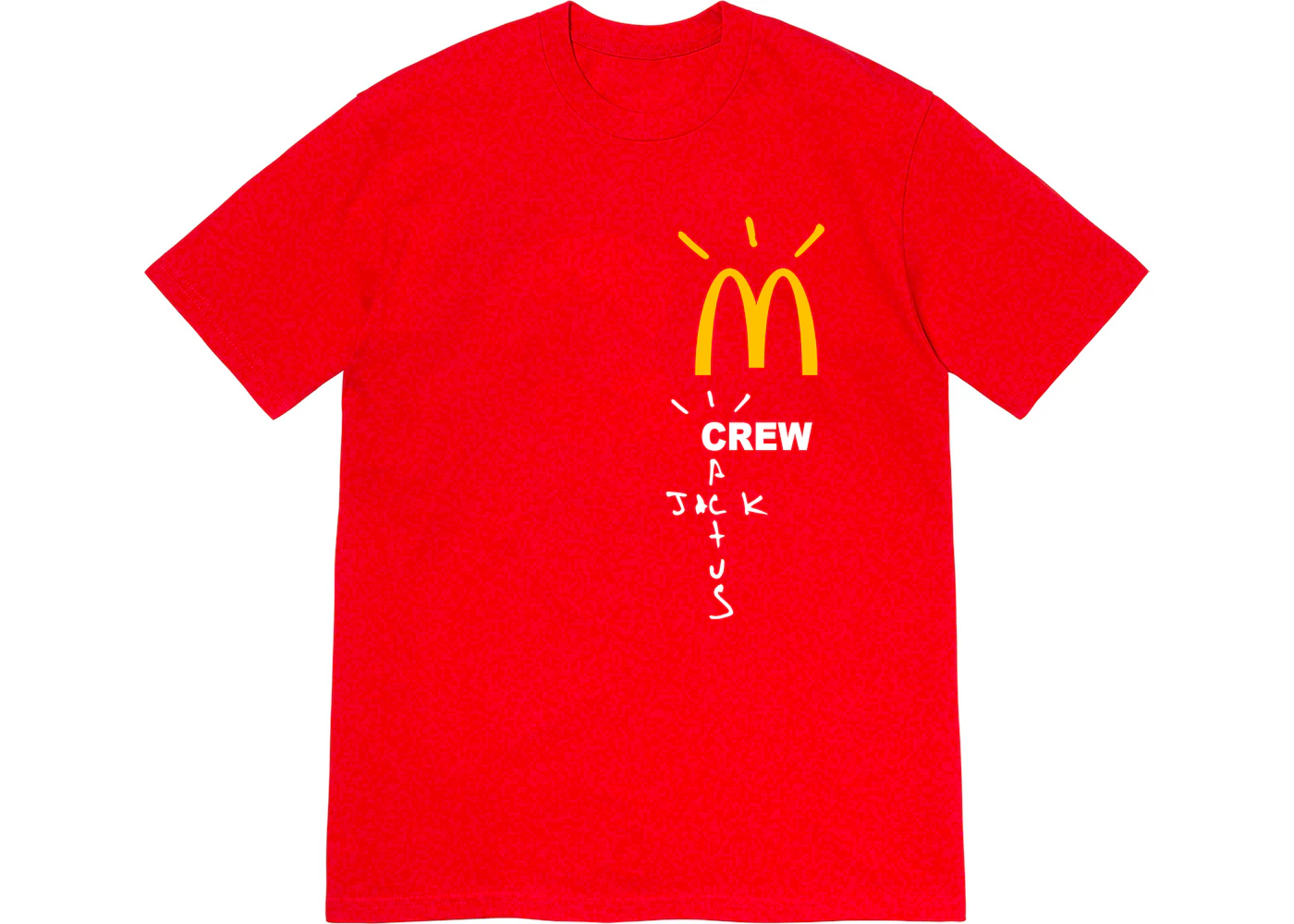 Travis Scott x McDonald's Crew T-Shirt Red - FW20 Men's - US