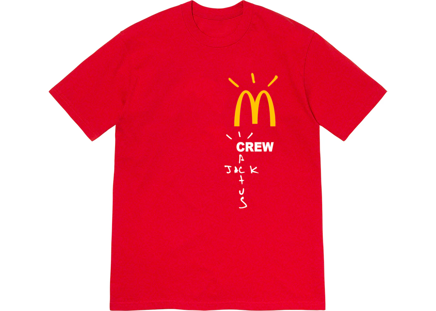 Red mcdonalds best sale shirt