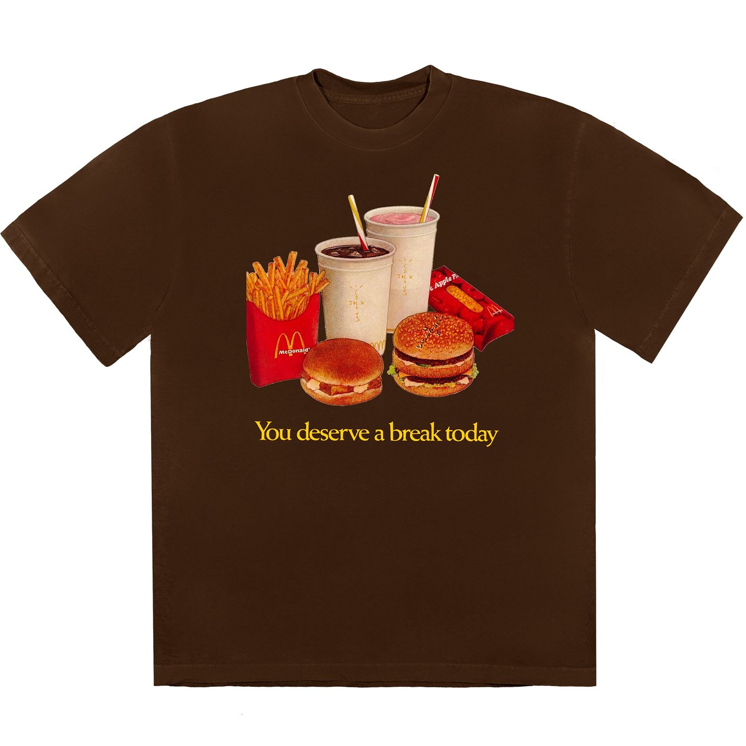 Travis Scott x McDonald's Crew T-Shirt Red Men's - FW20 - US