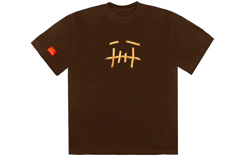 Travis Scott x 麥當勞 Fry II T恤棕色