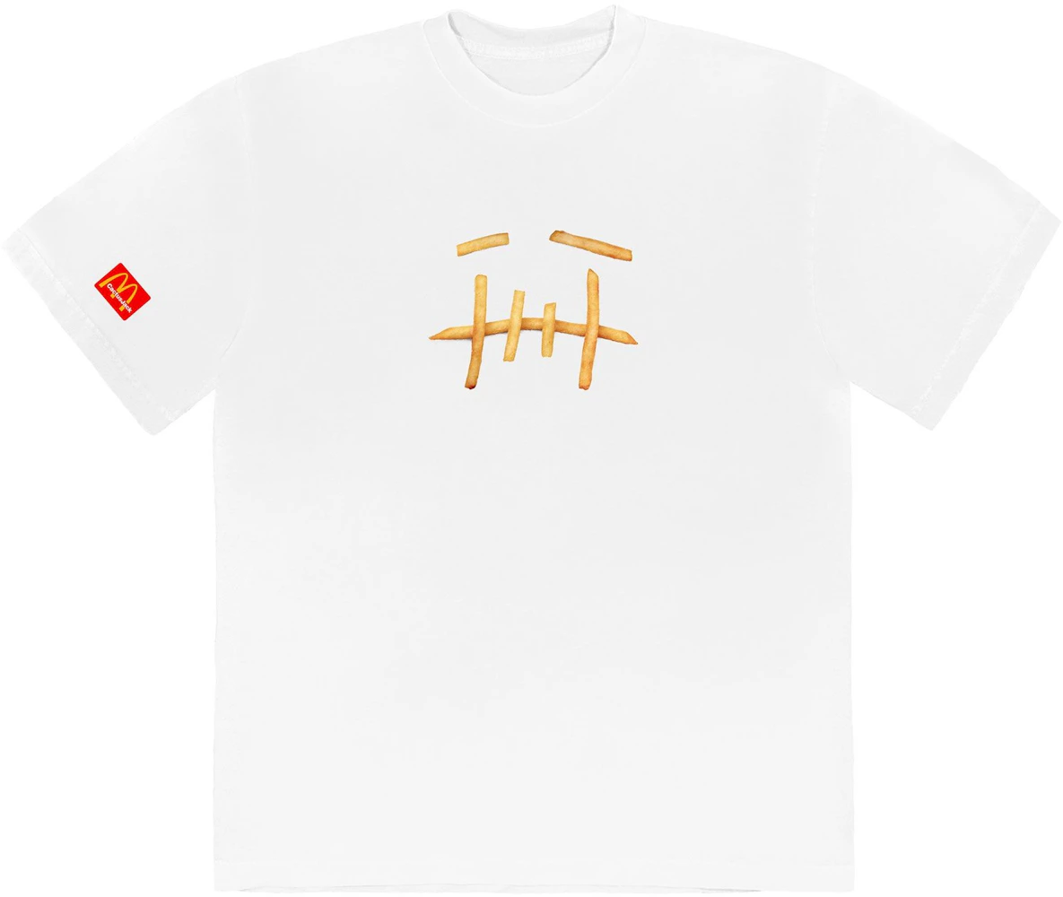 Travis Scott x McDonald's Fry T-Shirt White Men's - FW20 - US