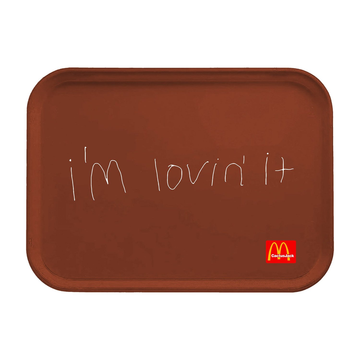 Travis Scott x McDonalds I'm Lovin' It Lunch Tray