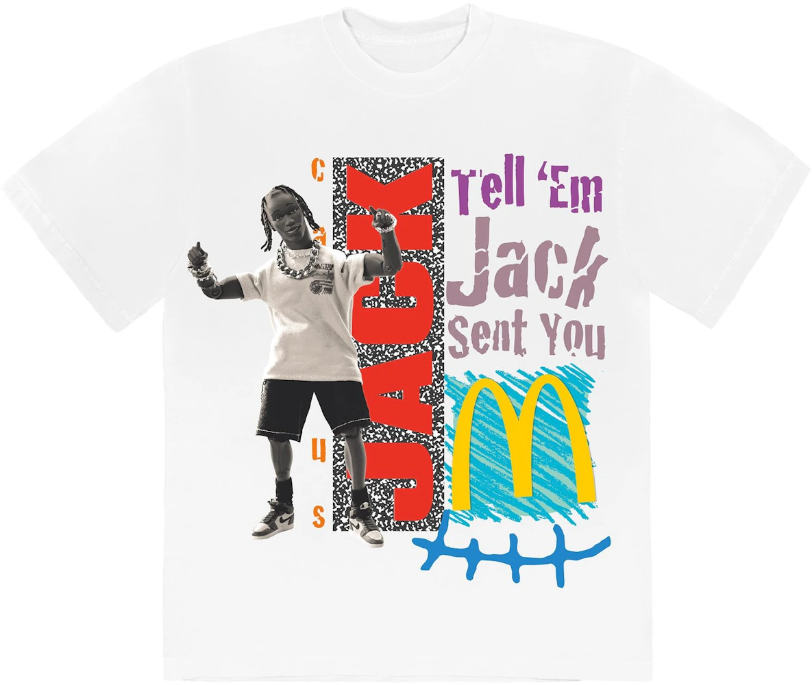Cactus Jack Mcdonalds Smile Rap Tee - Ink In Action