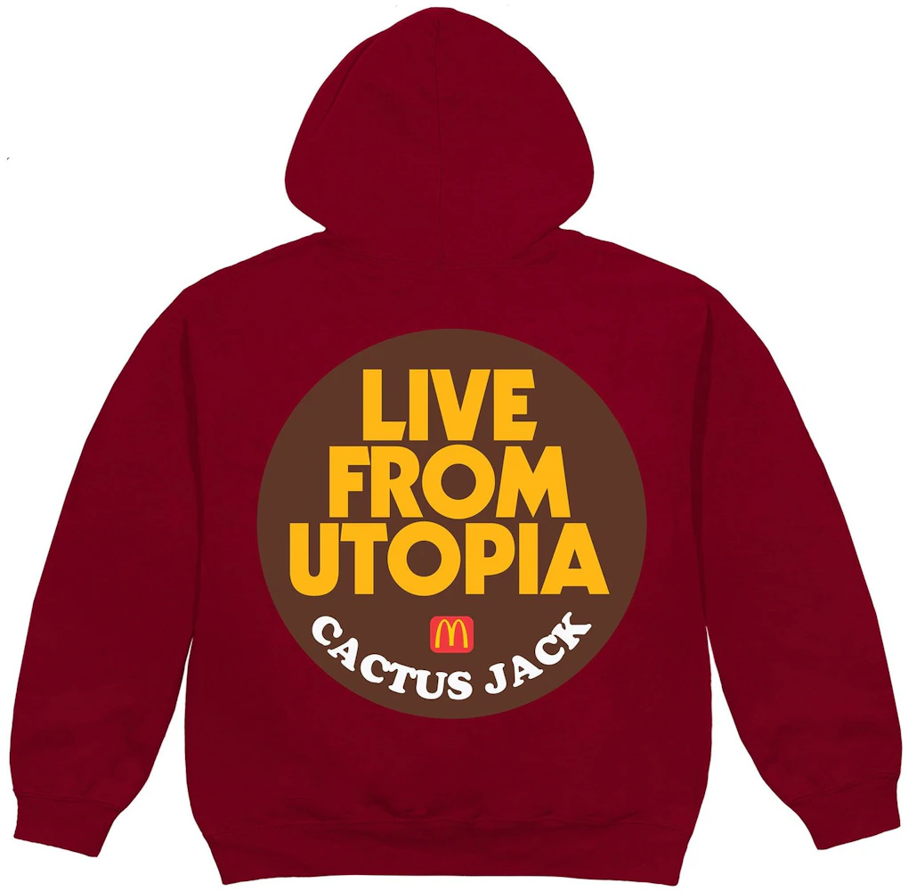 Travis Scott x McDonald's Cj Live From Utopia L/S T-Shirt Grey