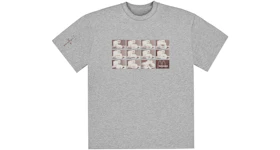Travis Scott x McDonald's Menu Mono Logo T-Shirt Grey