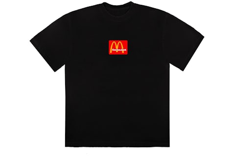 Travis Scott x McDonald's Sesame II T-Shirt Black/Red Men's FW20
