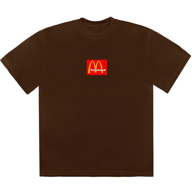 Travis Scott × McDonald's Tシャツ 茶【L】 | hartwellspremium.com