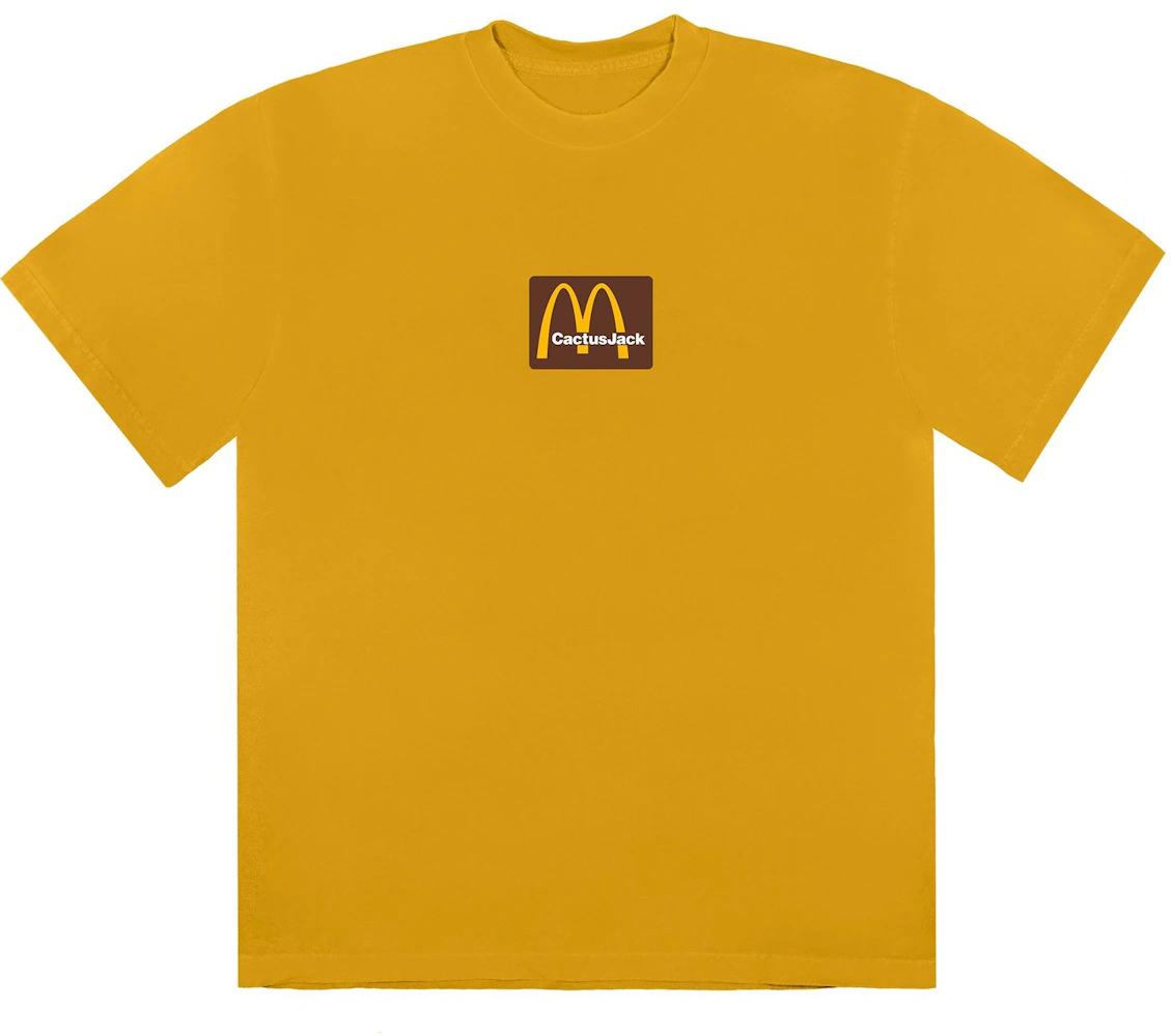 Travis Scott x McDonald's Sesame Inv II T-Shirt Gold Men's - FW20 - US