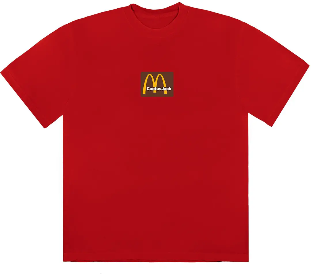 Travis Scott x McDonald's Sesame Inv III T-Shirt Red Men's - FW20 - US