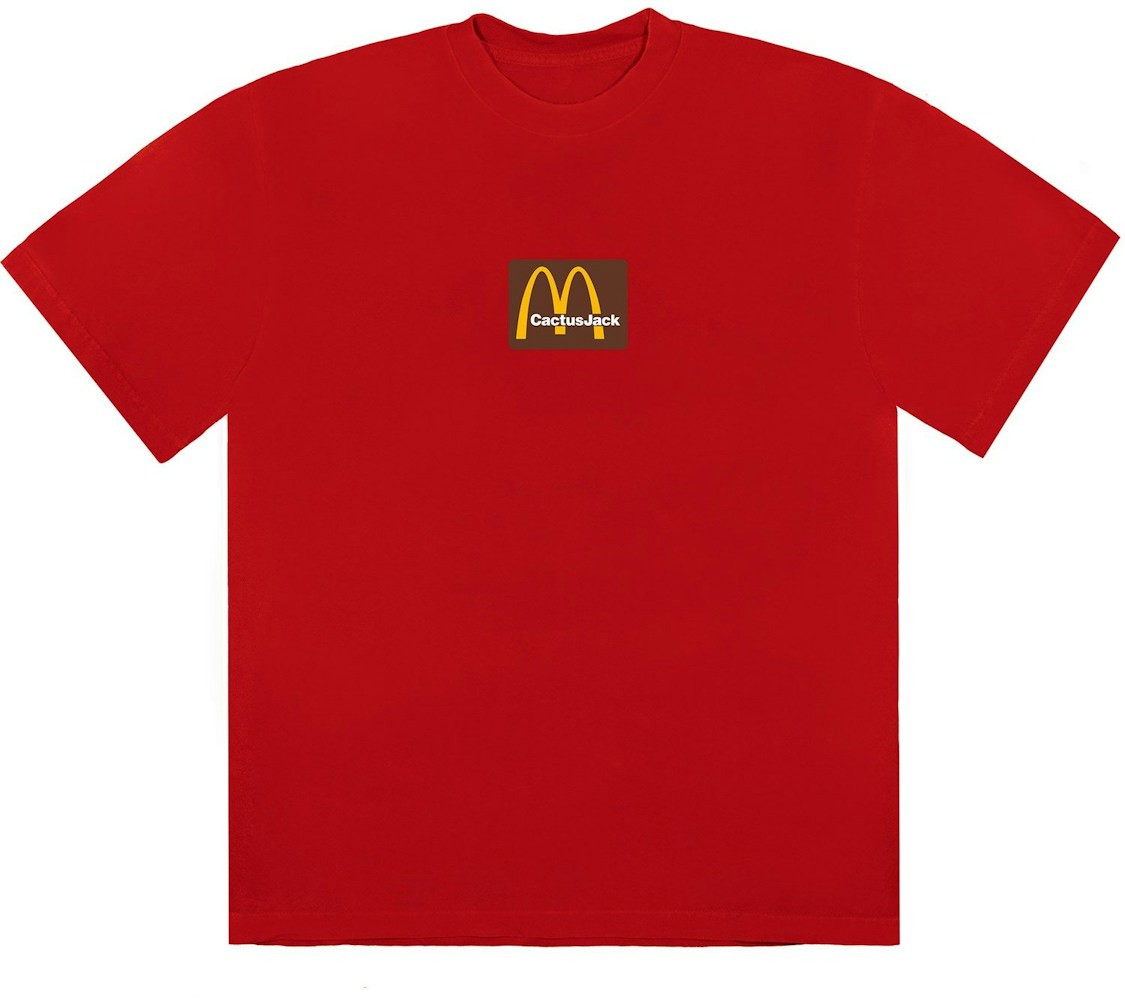Travis Scott x McDonald's Sesame Inv III T-Shirt Red - FW20