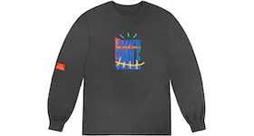 Travis Scott x McDonald's Smile L/S T-Shirt Washed Black